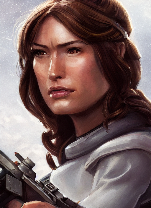 prompthunt: jaina solo, jedi from star wars legends books, science fiction  star wars space opera, insanely realistic and highly detailed portrait by  nuclearsnailsstudios, trending on artstation, great lighting