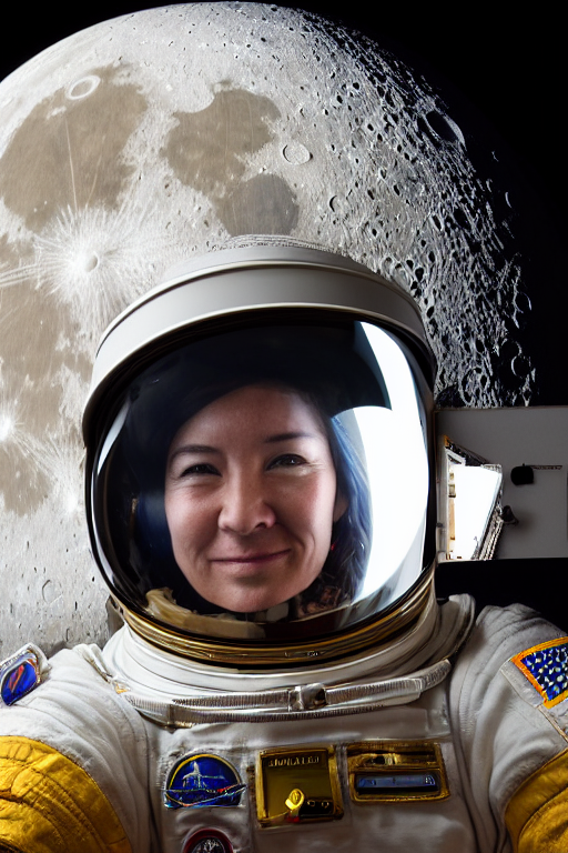 Astronaut Visor Reflection