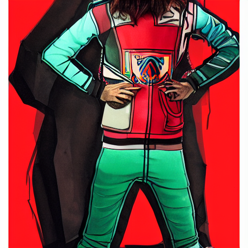 prompthunt: a detailed portrait of a fashionable cybernetic jared leto  wearing a cybergoth soviet adidas outfit the style of william blake and  norman rockwell, kubrick, rembrandt, junji ito undertones, crisp, vibrant  color