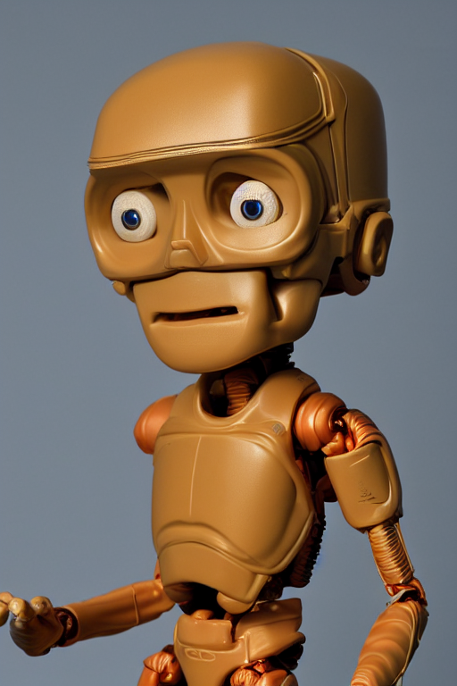 prompthunt 8 k high definition, crash test dummy, fixed eyes, kenner