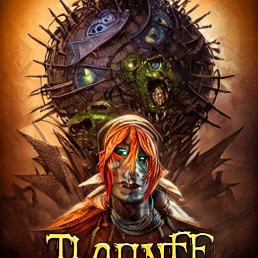 prompthunt: movie poster of planescape torment
