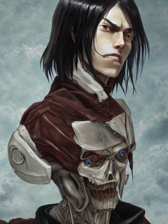 prompthunt: humanoid levi ackerman in real life, attack on titan, hyper  detailed,, 8 k realistic, trending in artstation, digital painting, studio  quality, cryengine, frostbite 3 engine, character design, smooth, sharp  focus, art
