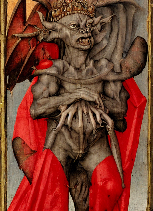devil illustration medieval