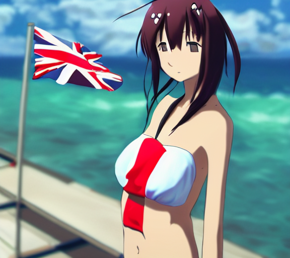 Anime girls deals in bathing suit