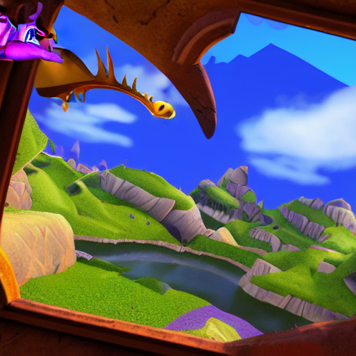prompthunt spyro skybox