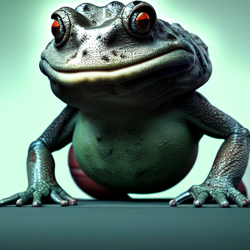 prompthunt: face, anthropomorphic toad from a million years later ...