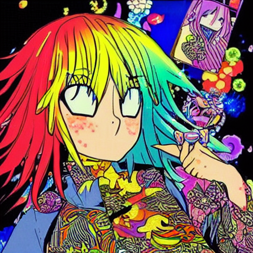 me! me! me! psychedelic, anime