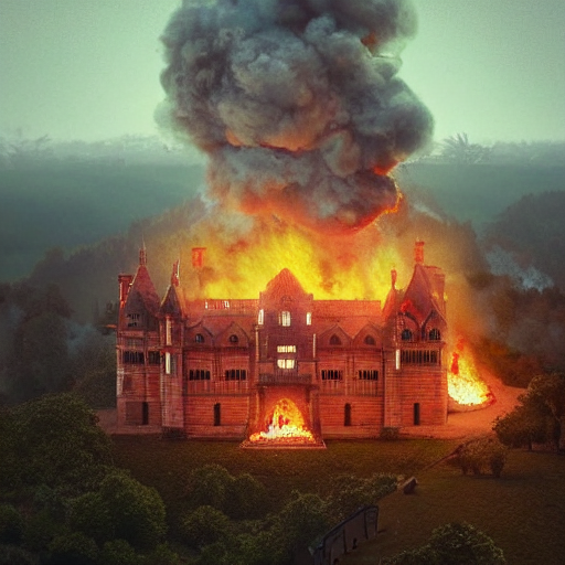 Medieval Castles Birds Eye View