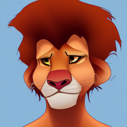 Simba As A Human