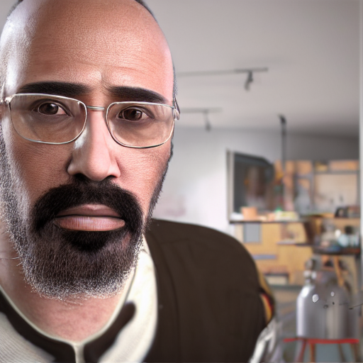 prompthunt: crisp quality and light reflections, photorealistic portrait,  studio lighting, still photo of pedro loos from ciencia todo dia, bright  studio setting, highly detailed, unreal engine 5 quality render