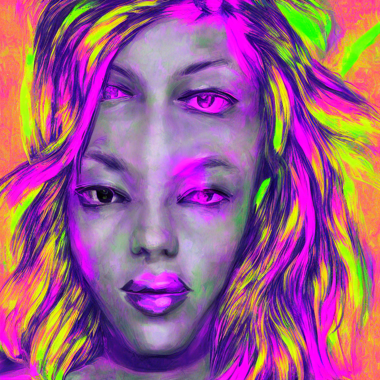 digital art portrait of neon from valorant