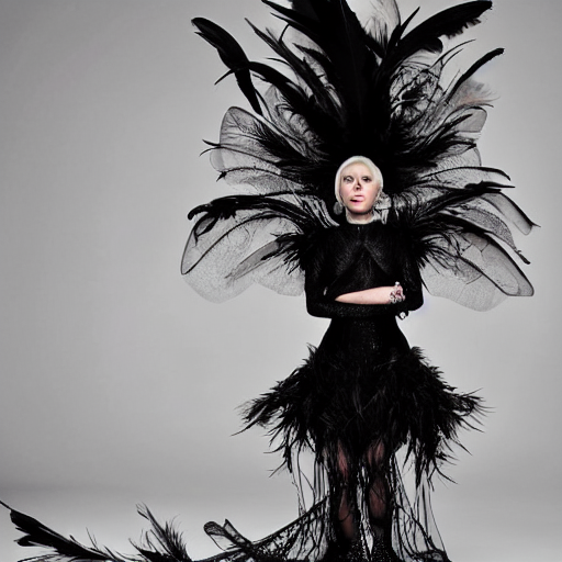 Lady gaga black hot sale dress