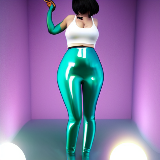 prompthunt curvy feminine hot goth cutie in a sublime elegant