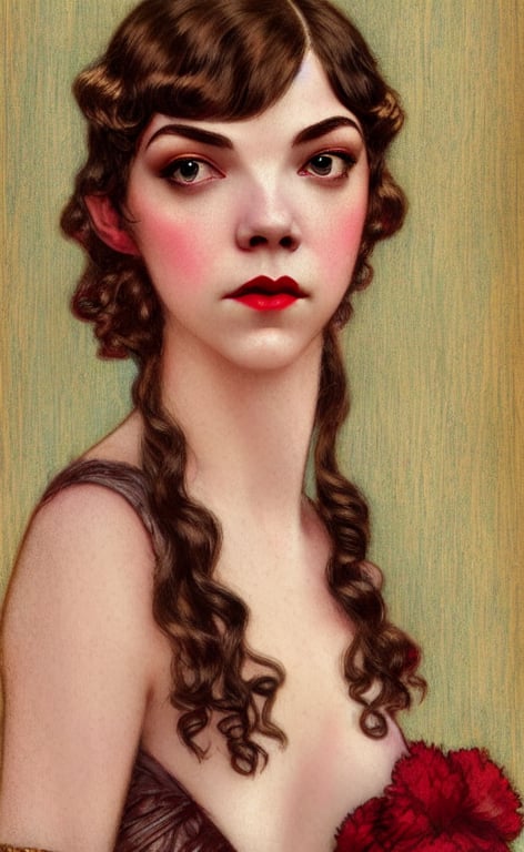 ArtStation - Beth Harmon Portrait