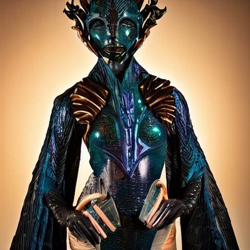 Prompthunt A Science Fiction Creature Lastex Fashion By Jan Van Eyck 