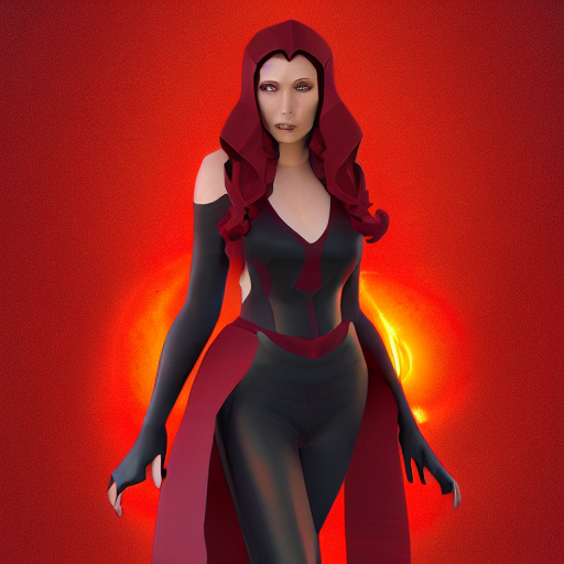 still of scarlet witch in roblox, roblox art style, roblox aesthetic, artstation, cgsociety contest winner