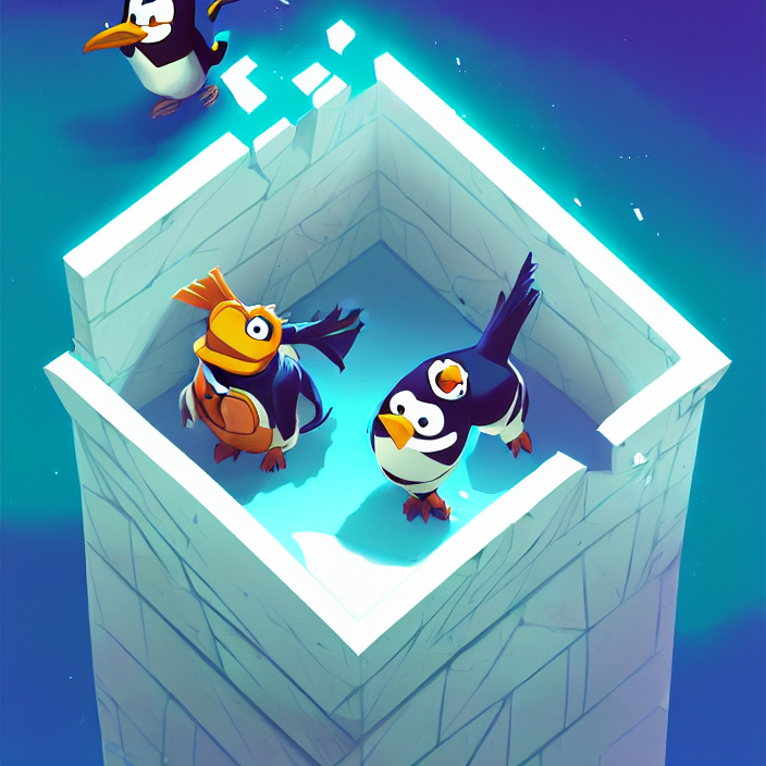 prompthunt: the box dimension from club penguin, in marble incrusted of  legends official fanart behance hd by jesper ejsing, by rhads, makoto  shinkai and lois van baarle, ilya kuvshinov, rossdraws global illumination