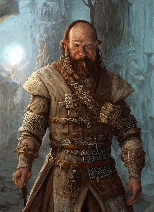 prompthunt traveling merchant in a white medieval fashion, ultra