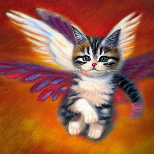 Flying Cats With Wings