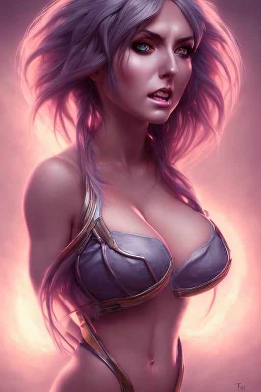 gift nedenunder efterligne prompthunt: jessica nigri, beautiful face, highly detailed face!!!, big  breasts!!, opened light dress, true anatomy!, extremely detailed!, digital  painting, unreal engine 5, art by tom bagshaw