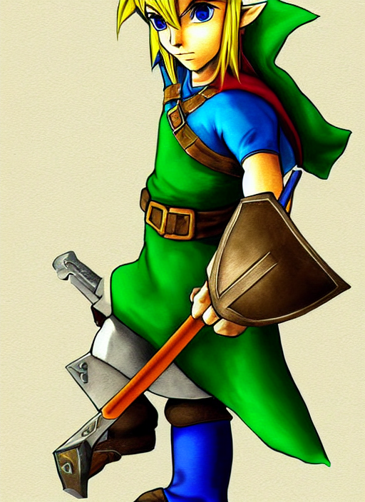 The Legend of Zelda: Ocarina of Time-Link