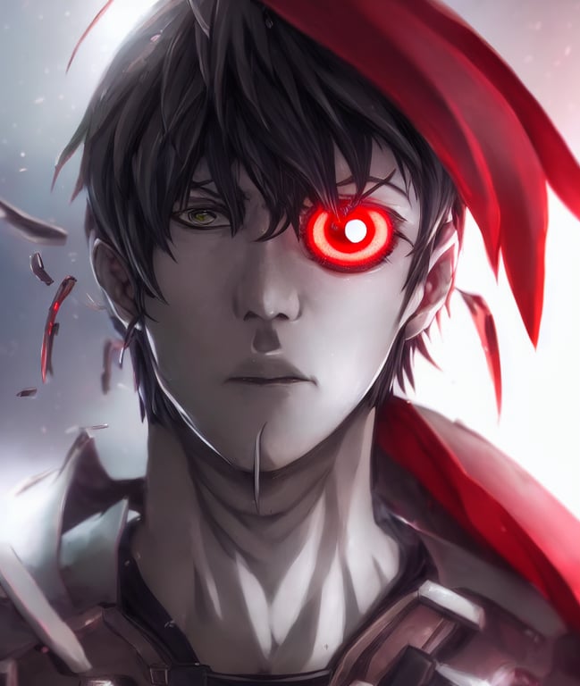 anime cyborg eye