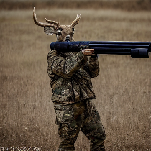 prompthunt: a rocket launcher explosive deer military animal beast, huge,  powerful, scary, anger, rage, canon eos c 3 0 0, 3 5 mm