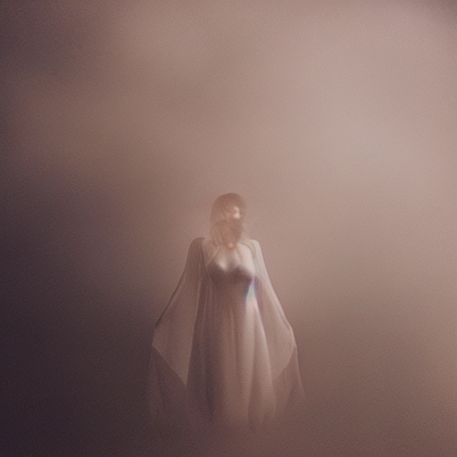 prompthunt: “ euphoric woman floating in translucent clouds, psychic ...