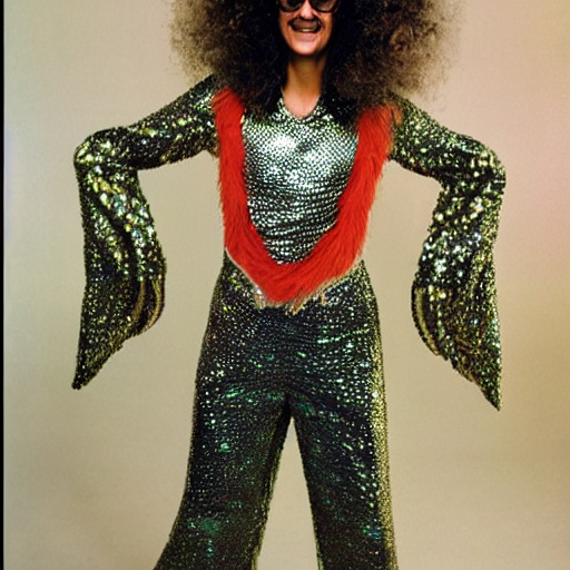 prompthunt: uhd candid photo of disco stu wearing disco suit, intricate disco  costume. correct face, correct disco attire. photo by annie leibowitz