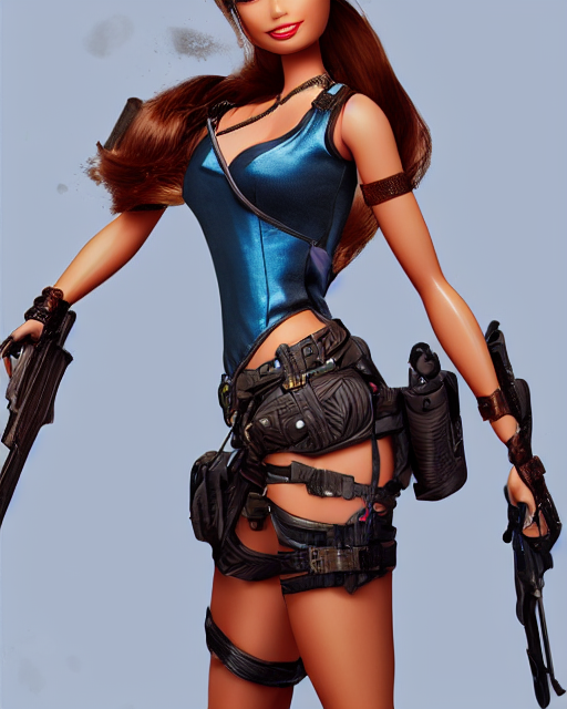 A Hyper Detailed Lara Croft Costume · Creative Fabrica