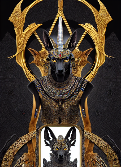 Egyptian Jackal God Anubis