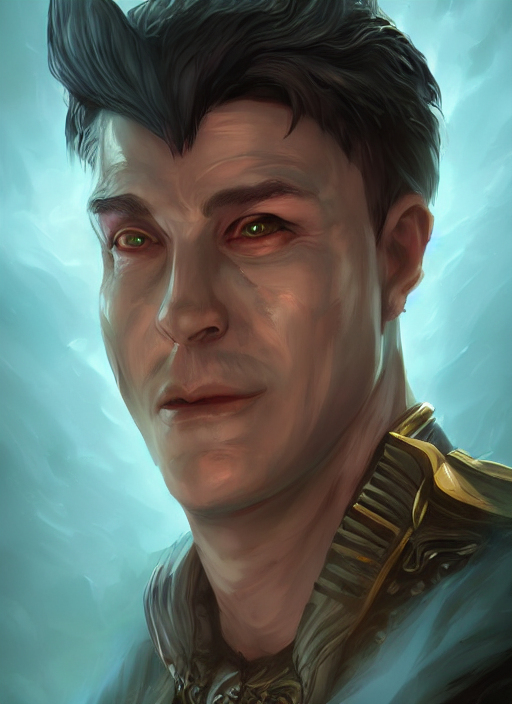 prompthunt: A fantasy comic book style portrait painting of a