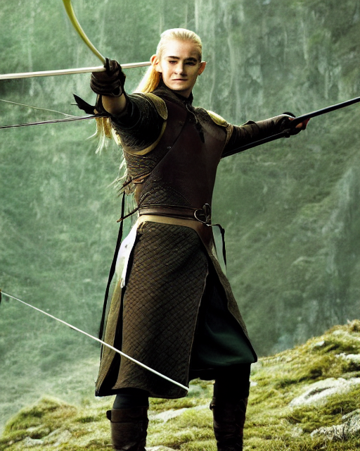 prompthunt: legolas archer, posing, photo, film, wallpaper