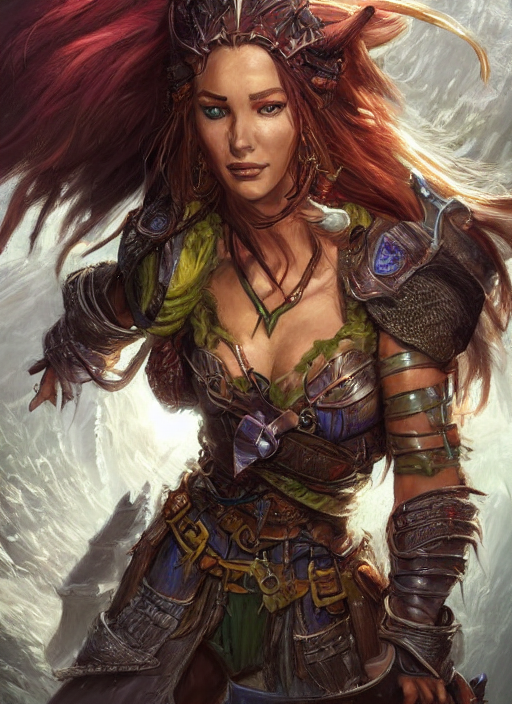 prompthunt female giant, ultra detailed fantasy, dndbeyond, bright