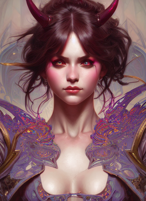 Devil Woman Painting