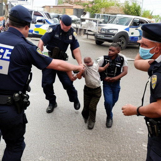 Police Officers Helping People