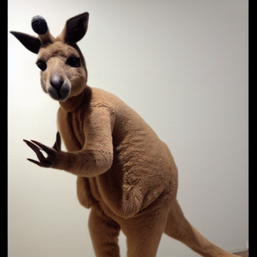 prompthunt: kangaroo costume, craigslist photo