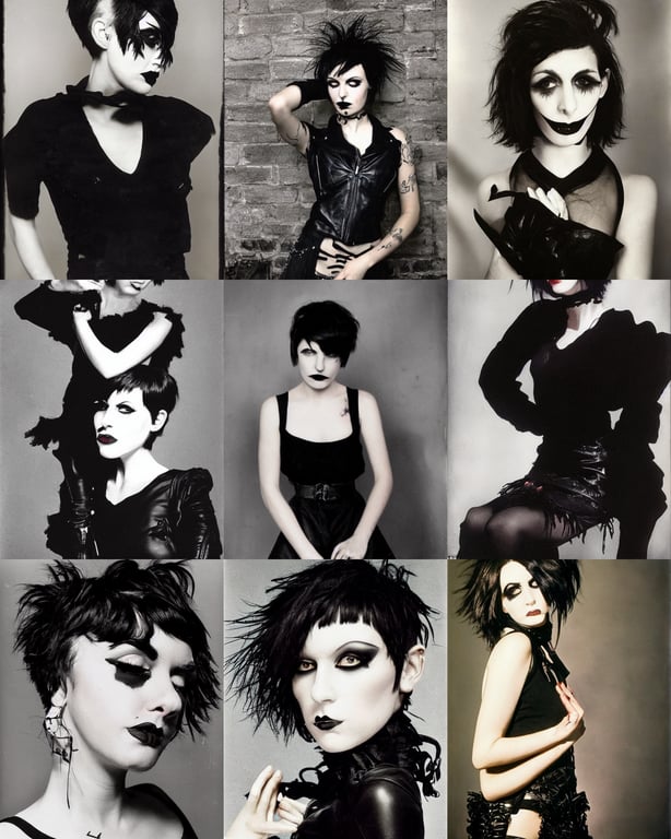 Gothic Pixie Cut