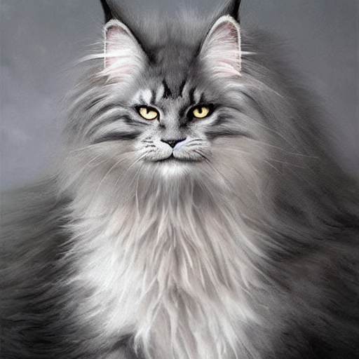 Grey Maine Coon