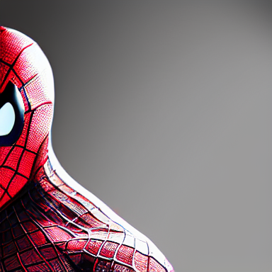 prompthunt: profile picture of morbidly obese spiderman