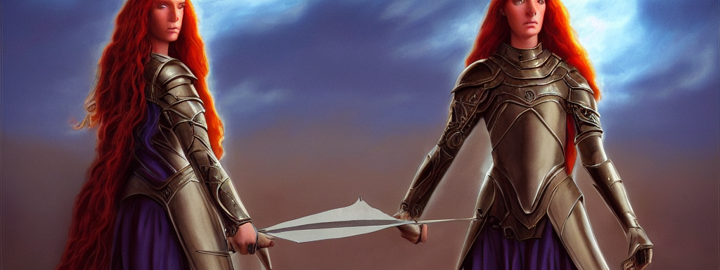 prompthunt: shallan davar, the knight radiant, stormlight archive, brandon  sanderson, shard blade at her side, lightweaver and illusionist, master of  disguise, fantasy, sci-fi, hand drawn matte painting by Michael Whelan,  smooth, sharp