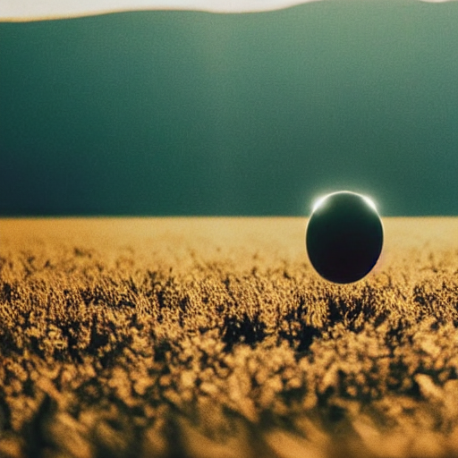 prompthunt an aerial photo of Kanye West carrying a small glowing