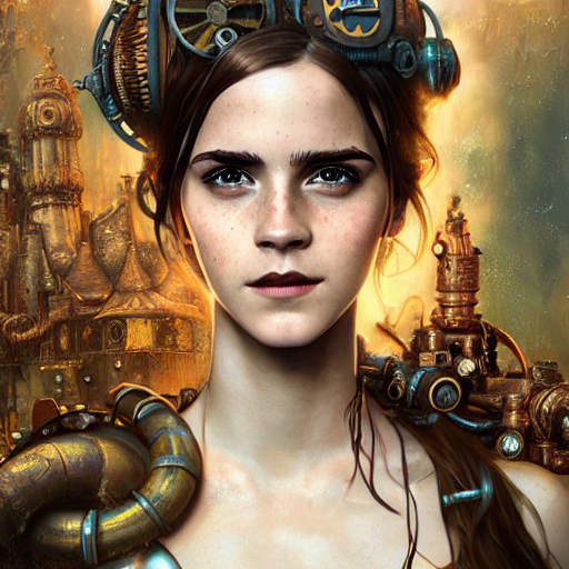 Prompthunt Underwater Steampunk Portrait Of Emma Watson Hyper