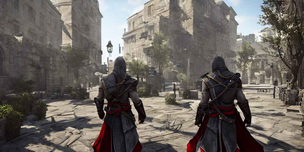 assassins creed gameplay, Stable Diffusion