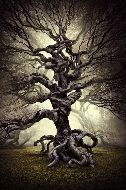 Twisted Tree Art