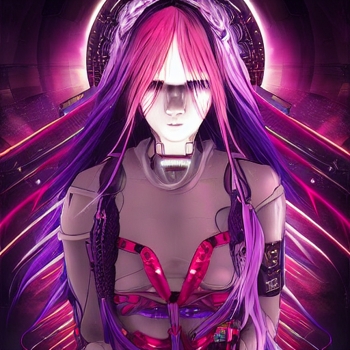 full digital cyberpunk anime!!, shattered cyborg 