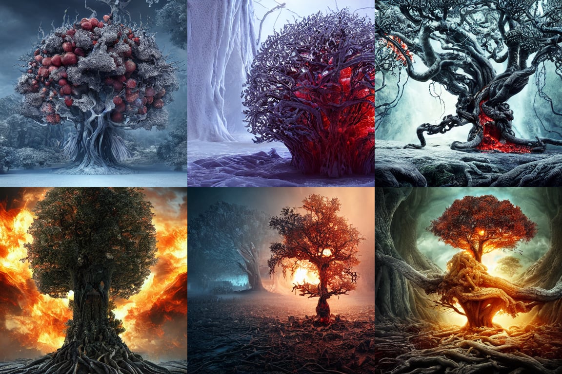 Tree Of Knowledge Of Good And Evil Art