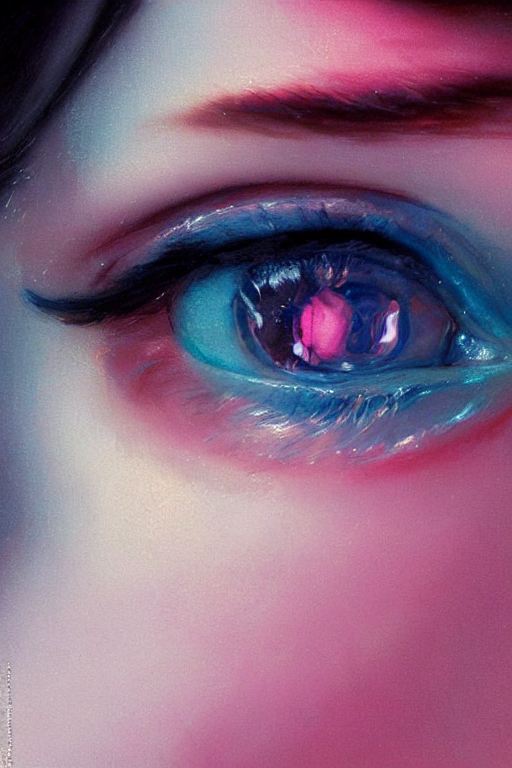 Pink Crying Eyes 