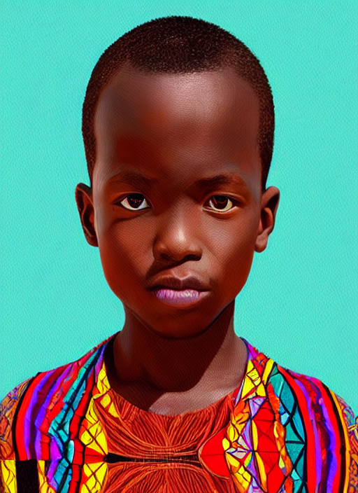 ArtStation - african boy