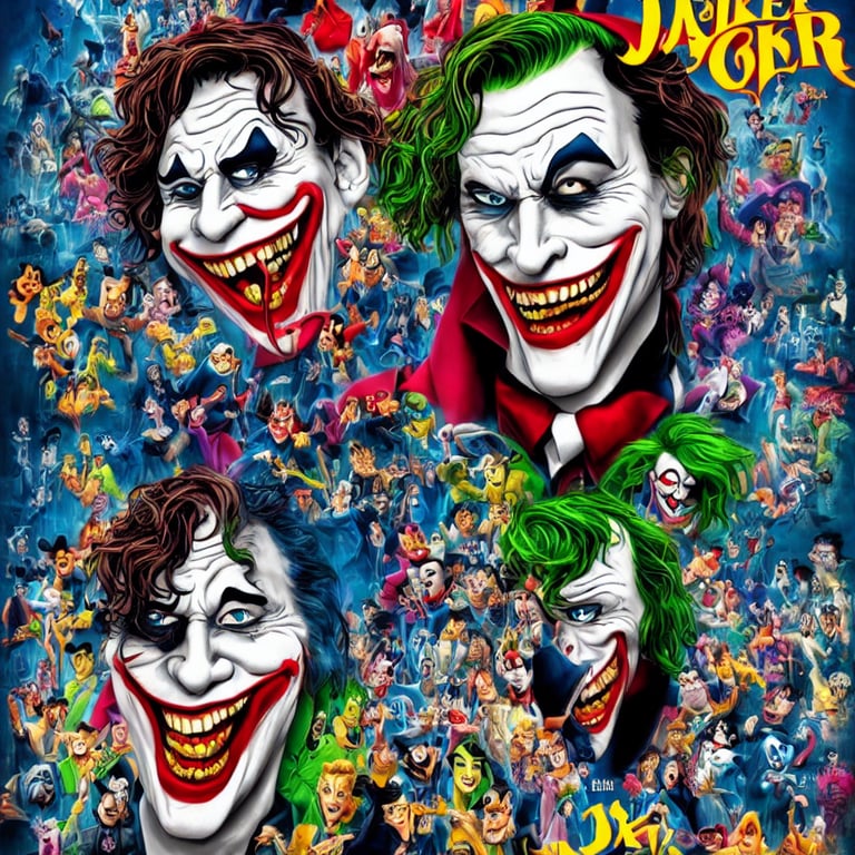 prompthunt: joker, disney movie poster
